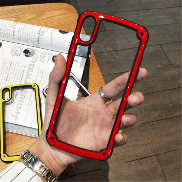 2019 New High Quality Protective Case Transparent Acrylic Phone Case for For iPhone XS MAX XR X 8 7 Plus with Free Shipping