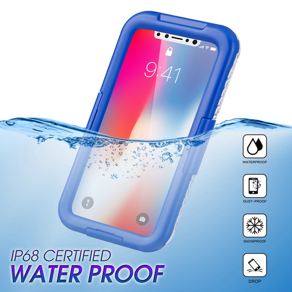 With Retail Box Underwater Waterproof Case For Samsung S8 Plus S6 Edge S7 Edge Cases Swimming Diving Phone Bags For iPhone X 8Plus