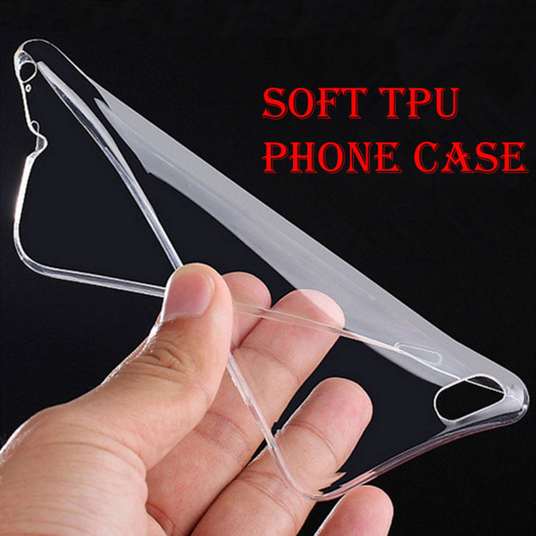 New Clear Transparent Crystal Soft TPU Rubber Shockproof Ultra Thin Silicone Phone Cover Case for iPhone 6 7 6S Plus 5 5s 4S