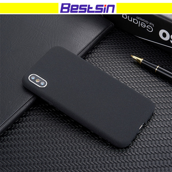 Bestsin Pure Color Matting Touch Design Soft Silicone Material For Iphone 6 7 8 Iphone X