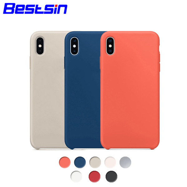 Bestsin Silicone Anti-fall Soft shell Mobile Phone Case For iPhone7 Plus 8 X 6s Samsung S9 S9 Plus