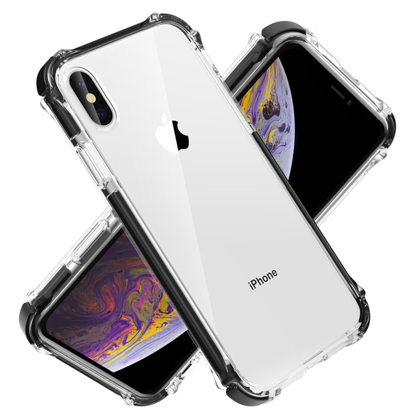 Shockproof Clear Phone Case cover for iphone x xs xr xsmax case Luxury Mobile Phone Shell for Apple iphone x