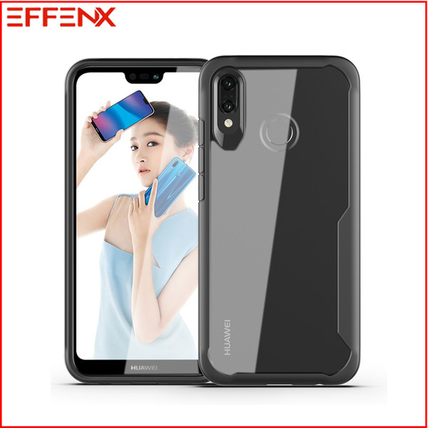 Trendy Phone Case for Huawei P20 Lite Simple Shock Absorption Protective Shell for p20lote Clear Back Cover Soft TPU Bumper Wholesale