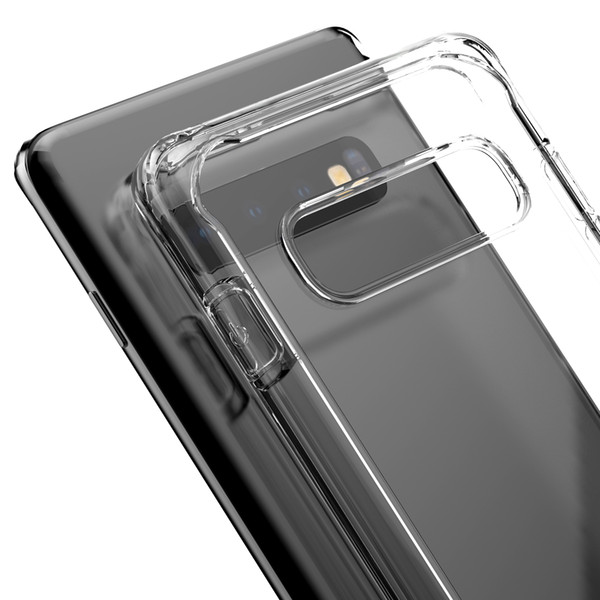 Slim TPU PC Clear Mobile Phone Shockproof Back Cover for Samsung Galaxy S10 S10Plus S10E Case