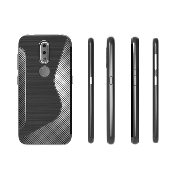 New Arrival S Line Brushed Silicone Soft TPU Gel Back Cover Skin Bag For Nokia 4.2 Phone Funda Cases