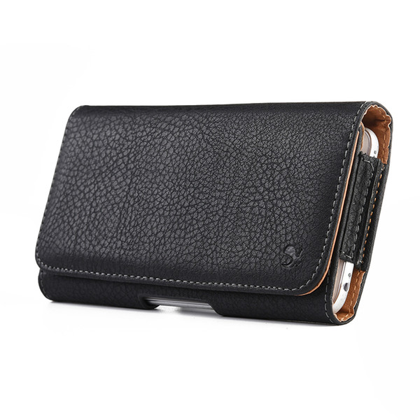 Low Price Leather Pocket for 5.5 Phone Wallet Belt Prosertive Cover for iPhone 8 Galaxy S9 Plus Low Price