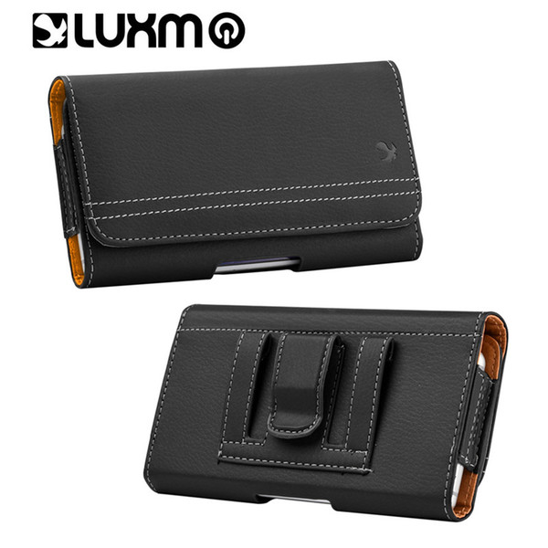 Universal Leather Pouch Pocket Fashion Holsters for 5.5 6.3 inch Phone Belt Waist Waistband for iPhone 8 Galaxy S9 Plus LG