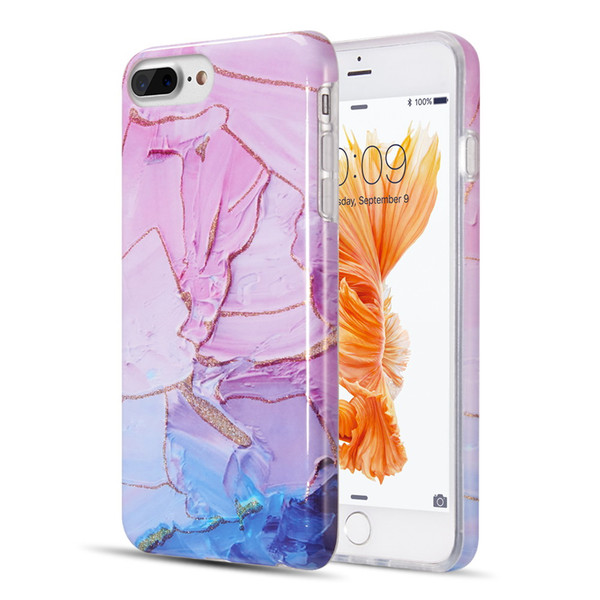 For iPhone Xs Max Collection Full Coverage Protector Soft TPU Phone Case Marble Back Cover for iPhone Xs XR Phone 8 7