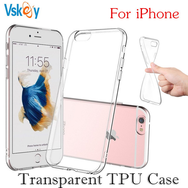 High Light TPU Silicone Case For iPhone X 6 6S 7 8 Plus Ultra Thin Transparent Samsung S8 S9 Plus Phone Back Cover