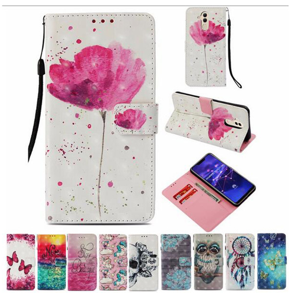 For Huawei Mate 20 Lite Case PU leather wallet case For Huawei Mate 20 Cover P20 Pro Phone Case for huawei p30 pro