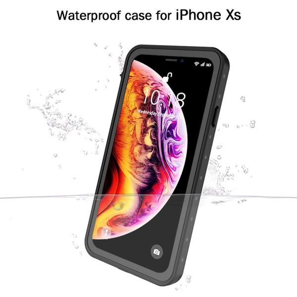 New arrival 100% Waterproof Case for iPhone XS XR XS Max Shockproof Swimming Diving Cover for iPhone xsmax Outdoor Underwater Protective