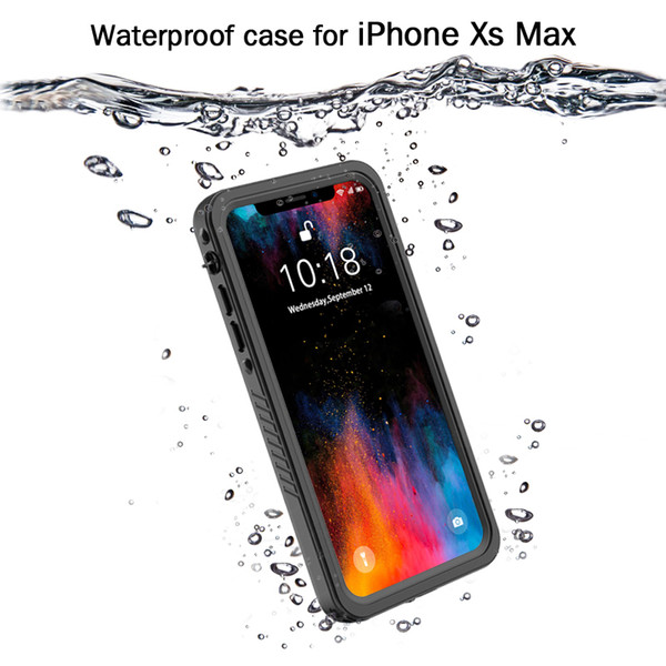 High quality FS Waterproof Case Cover for iPhone X XS XR XS MAX Grade Outdoor Swiming Diving Shockproof Back Case Shell for iPhone X