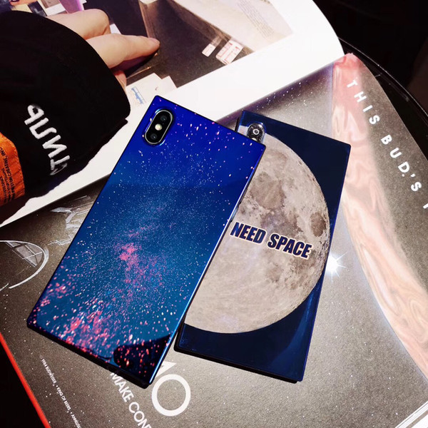 luxury Pretty starry sky Space funny Mobile Phone Case for iphone 6 6s 6plus 7 8 plus X 10 XR XS MAX fashion