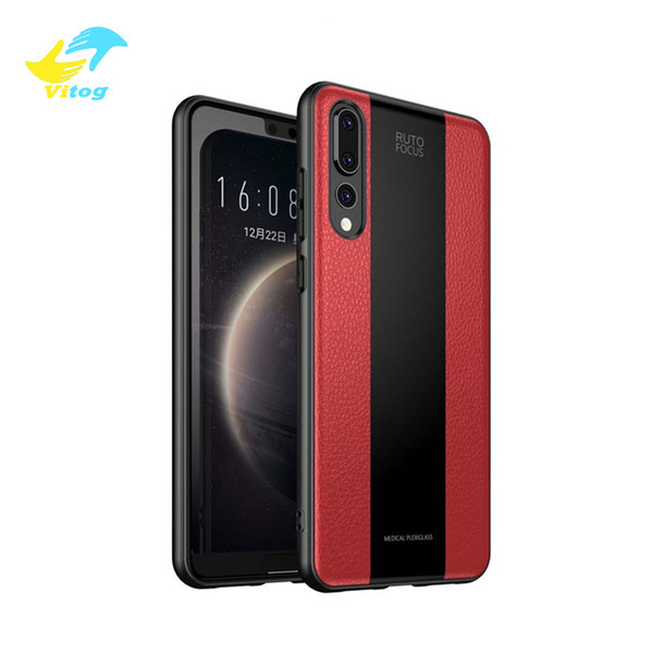 Leather Grain phone Case For Huawei Mate 20 Pro iPhone X 7 Plus XR XS MAX Case Cover