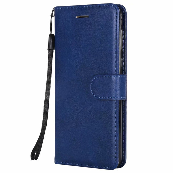 Wallet Case For Huawei Honor 6C Flip back Cover Pure Color PU Leather Mobile Phone Bags Coque Fundas