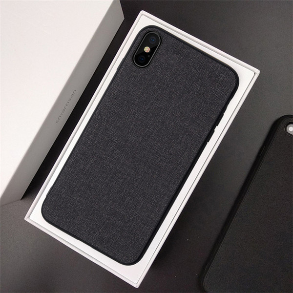 Pure Color Soft Cloth Fabric Silicone All-Inclusive Case For iPhone X XS XS MAX,Anti-Fall Soft Shell For iPhone 6 7 8/plus