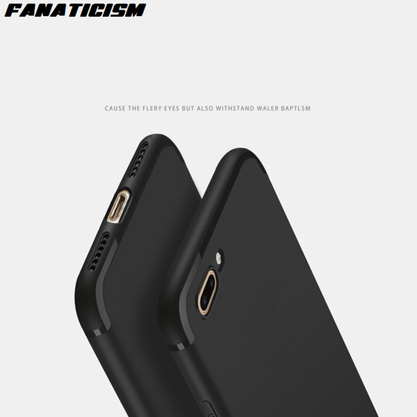 Fanaticism Colorful Ultra-thin Matte Soft TPU GEL Case For iphone X 8 7 6 6S Plus Slim Shockproof Soft Silicone Cover