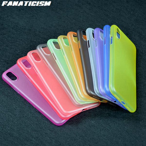 Fanaticism Colorful Soft PP Matte Cover For iphone X XR XS Max 5s SE 6s 7 8 Plus Ultra-thin Matte Transparent Phone Cases