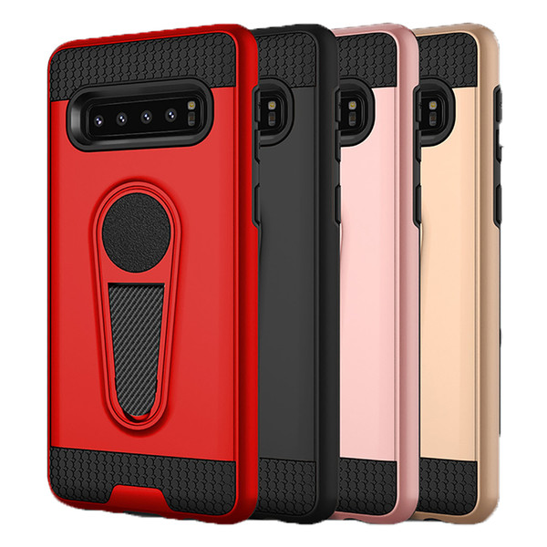 For Samsung Galaxy S10 Case Dual Layer Heavy Duty Phone Case with Kickstand for Samsung Galaxy S10 Plus S10 Lite