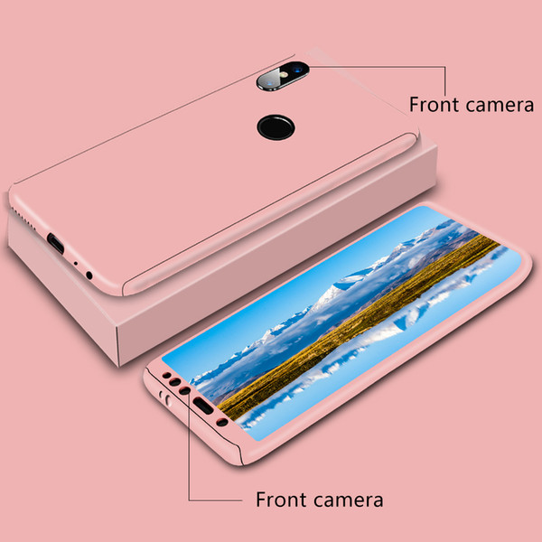 For iphone samsung Xiaomi Redmi 3s 4 4A 4X 5 5A 5 Plus 6 6A 6 Pro 360 Degree Phone Case Glass Cover