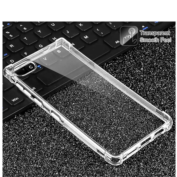 For BlackBerry Key2 Key 2 & Blackberry motion Case Keyone Clear Soft Skin Gel TPU Silicon Transparent Protective Shell Cover