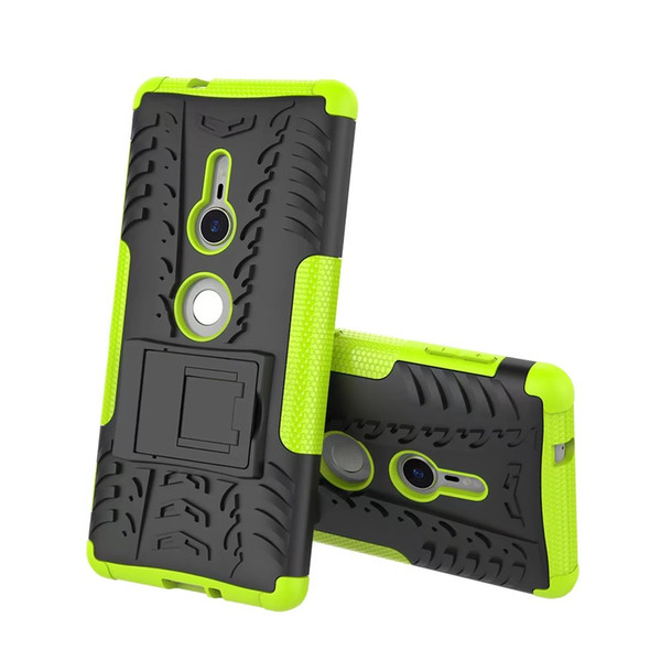 Armor Hybrid For Sony Xperia XZ2 Premium & Xperia XA2 Ultra Case Xperia L2 TPU Back Protection Kickstand Shell Hard Cover