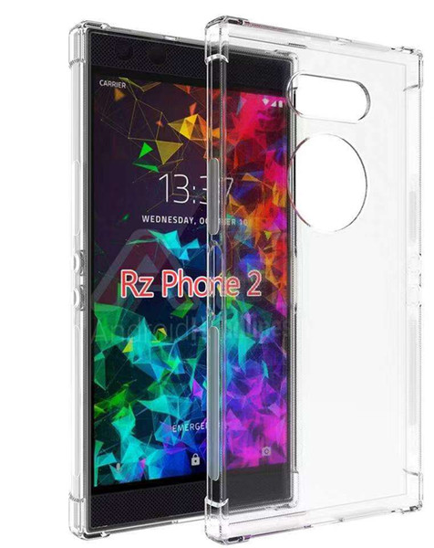 For Razer phone 2 Case Soft Clear Crystal TPU Gel Skin Silicon Transparent Protection Shell Phone Cover