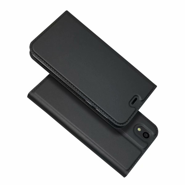 For Sharp Android One S3 & One S4 Flip Case Magnetic Slim Book Kickstand Protective Shell Wallet Leather Cover