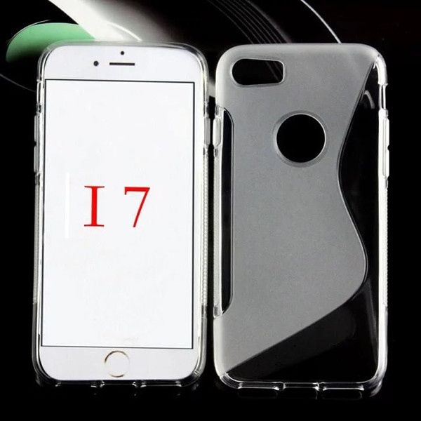 2016 S Line Case For iphone 7 6 6s Plus 5 5s 4 4s S6 S7 Soft TPU Case Silicone Gel Covers For iphone 7 4.7 5.5 Cases