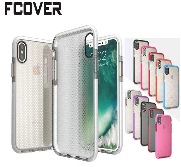 Hybrid Armor Wave Point For Apple iphone X Case iphone 6 Plus 6s 7 Plus 8 Plus Shockproof Protective TPU Soft Gel Skin Back Cover