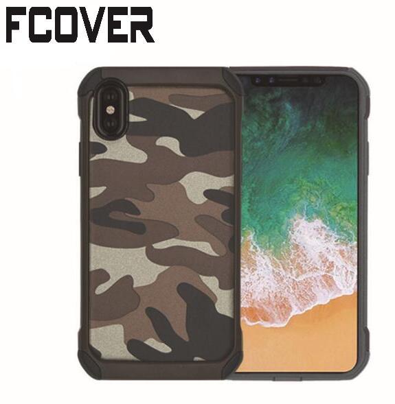 Hybrid Armor Camouflage For Apple iph
8000
one X Case iphone 5 6 6s Plus 7 8 Plus Case Shockproof Protective PC+TPU Soft Gel Skin Back Cover