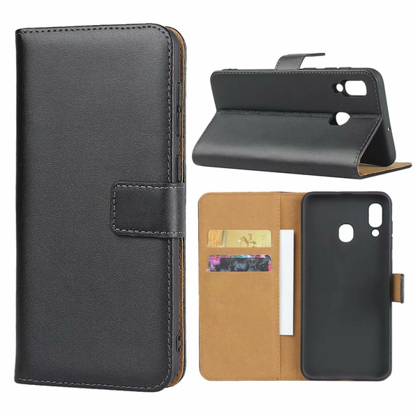For Huawei Y5 Y6 Y7 Y9 P Smart 2019 Pro Honor 10 Lite Wallet Case Protection Book Stand Card Genuine Leather Phone Cover