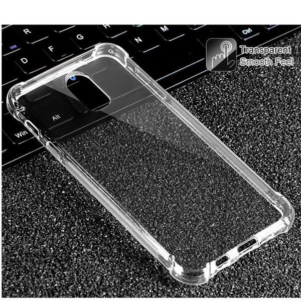 For Samsung Galaxy J3 2018 & Galaxy J7 2018/Galaxy A9 Star/A8 Star/ Case Clear Soft Skin Gel TPU Silicon Transparent Protective Shell Cover