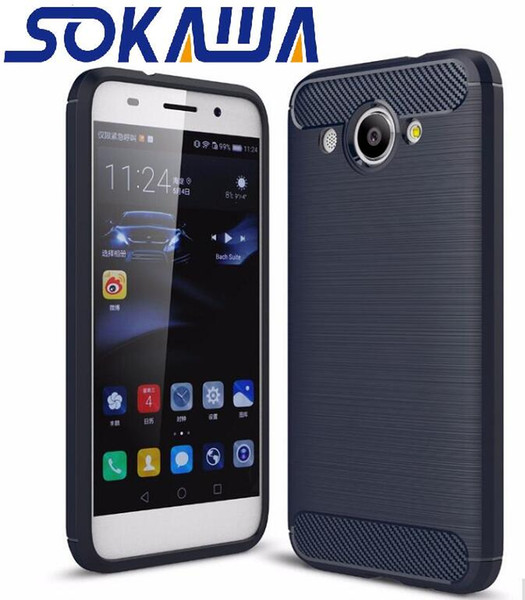 For Huawei Y3 2018 & Y6 2018 Case Soft TPU Back Skin Y5 2018 Gel Silicon Protective fiber Shell Rubber Cover