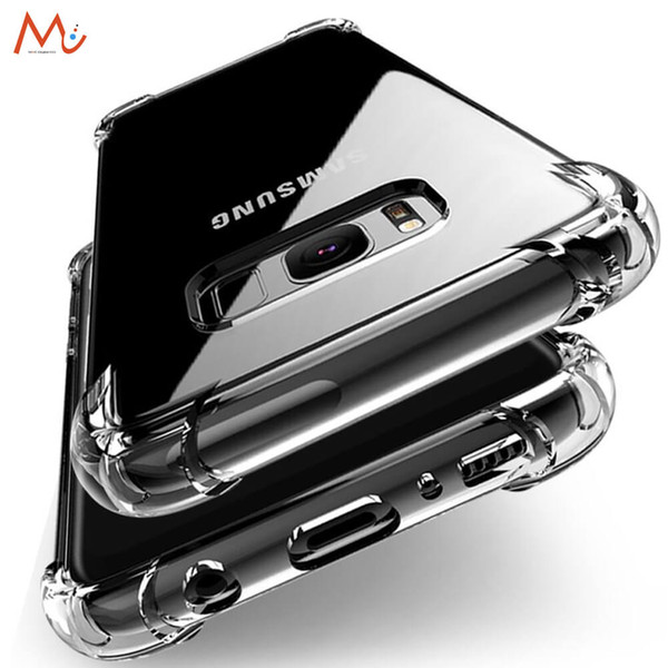 For Samsung Galaxy Note 8 Note 9 Case Transparent Shockproof Clear Soft TPU Gel Skin Silicon Back Phone Cover