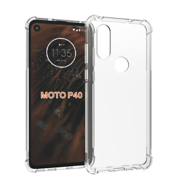 For Motorola Moto One Vision Case Transparent Crystal Clear Soft Silicon Gel TPU Skin Phone Cover