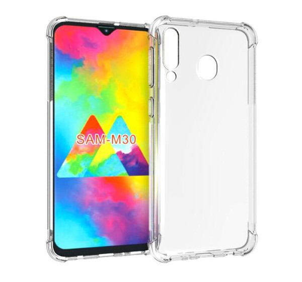 For Samsung Galaxy A10 A20 A30 A40 A50 M10 M20 M30 Case Transparent Crystal Clear Soft TPU Gel Skin Back Silicon Phone Cover