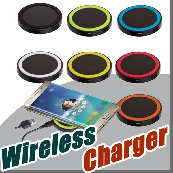 Factory Universal Q5 Charger Qi Wireless Power Charging Charger Pad kit For iPhone and for Samsung S6 DHL Free