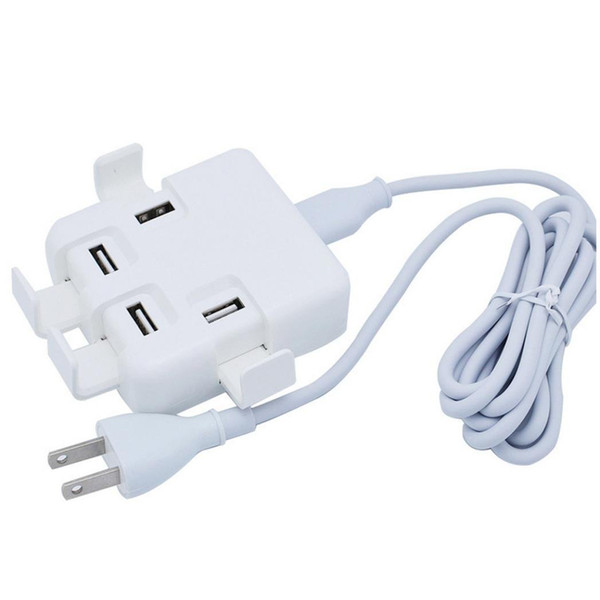 4 Port USB 20W / 40W 5V 4A / 8A Desktop USB Charger Power adapter US EU UK power adapter for iPhone Samung cellphone iPad