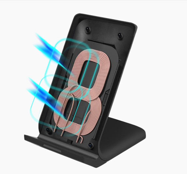 2018 New Wireless Charger hot Fast Wireless Charging Stand Pad for Apple iPhone X 8 8Plus Note 8 S8 S7 all Qi-enabled Smartphones HOT SALE