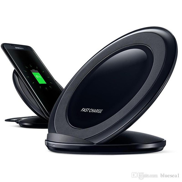 Original QI Fast Wireless Charger for Samsung Galaxy S8 S9 G9500 G9300 G9350 G9508 S6 S7 Edge Note 8 Note 9 stand Dock Cell Phone Charger