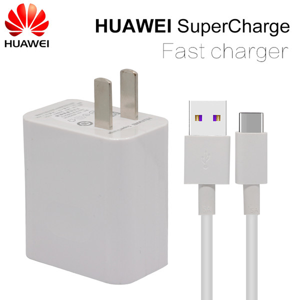 HUAWEI P10 Plus Fast Charger for HuaWei Mate 9 10 Pro Supercharge Quick Travel Wall Adapter Type-C 3.0 USB Cable 1M Original