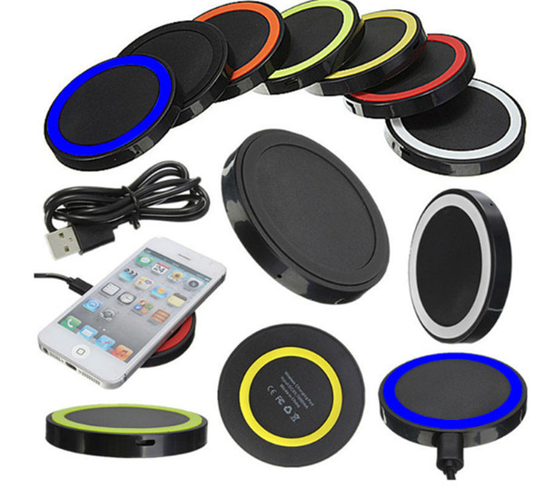 Various colors Q5 Universal Wireless Charger Pad Portable Power Band Q1 Standard For s6 s7 s8 Iphone