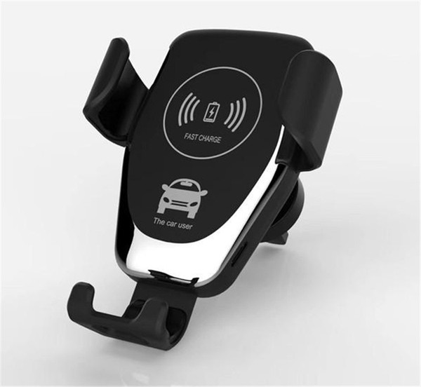 High quality Fast QI Wireless Charger Gravity Car Charger Compatible For Iphone X, Iphone 8, Iphone 8 Plus