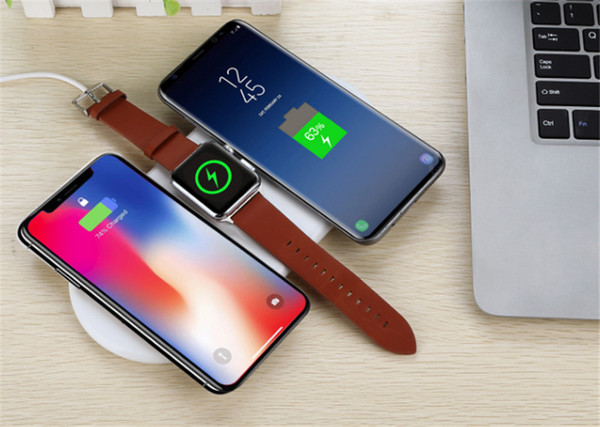 AirPower Triple Wireless Charger for iPhone X 8 Plus Apple Watch for Samsung S8 S9 Plus 3 In 1 Wireless Charger with Retail Package 5pcs up