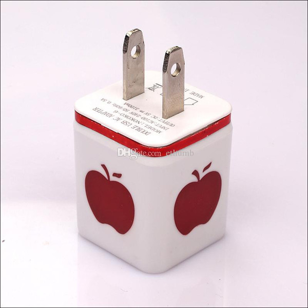 2A Square Wall US Plug Dual USB AC Power Adapter Home Charger 2 Ports For All Phones iPhone Samsung Tablet iPad