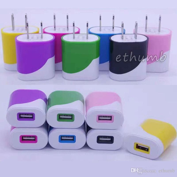 Usb wall charger portable phone chargers 1A AC Adapter for iphone 7 Samsung Galaxy S7 LG Xiaomi sony cell phone ipad