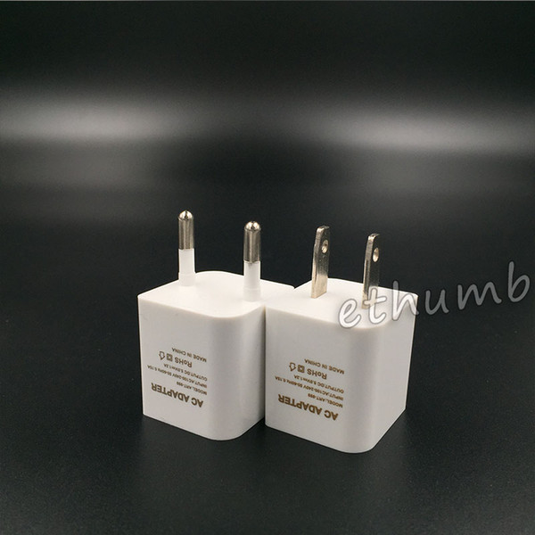 2017 New Arrival Real 1.2A USB Wall Chargers 5V 1.2A Wall Chargers for iphone iPad Samsung Android Phone US EU Plug DHL free shipping