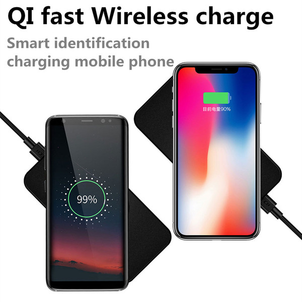 High Quality Qi Wireless Charger Charging For goophone iphone x samsung lg nokia google Fantasy High Efficiency pad smart wpc qi fod charger