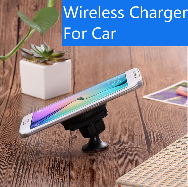 Wireless Charger Car Apple Samsung Andrews Wireless Charger Car 360-degree rotating QI wireless charging car bracket